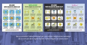 Gratis download coronaposters voor winkels