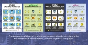 Gratis download coronaposters voor winkels