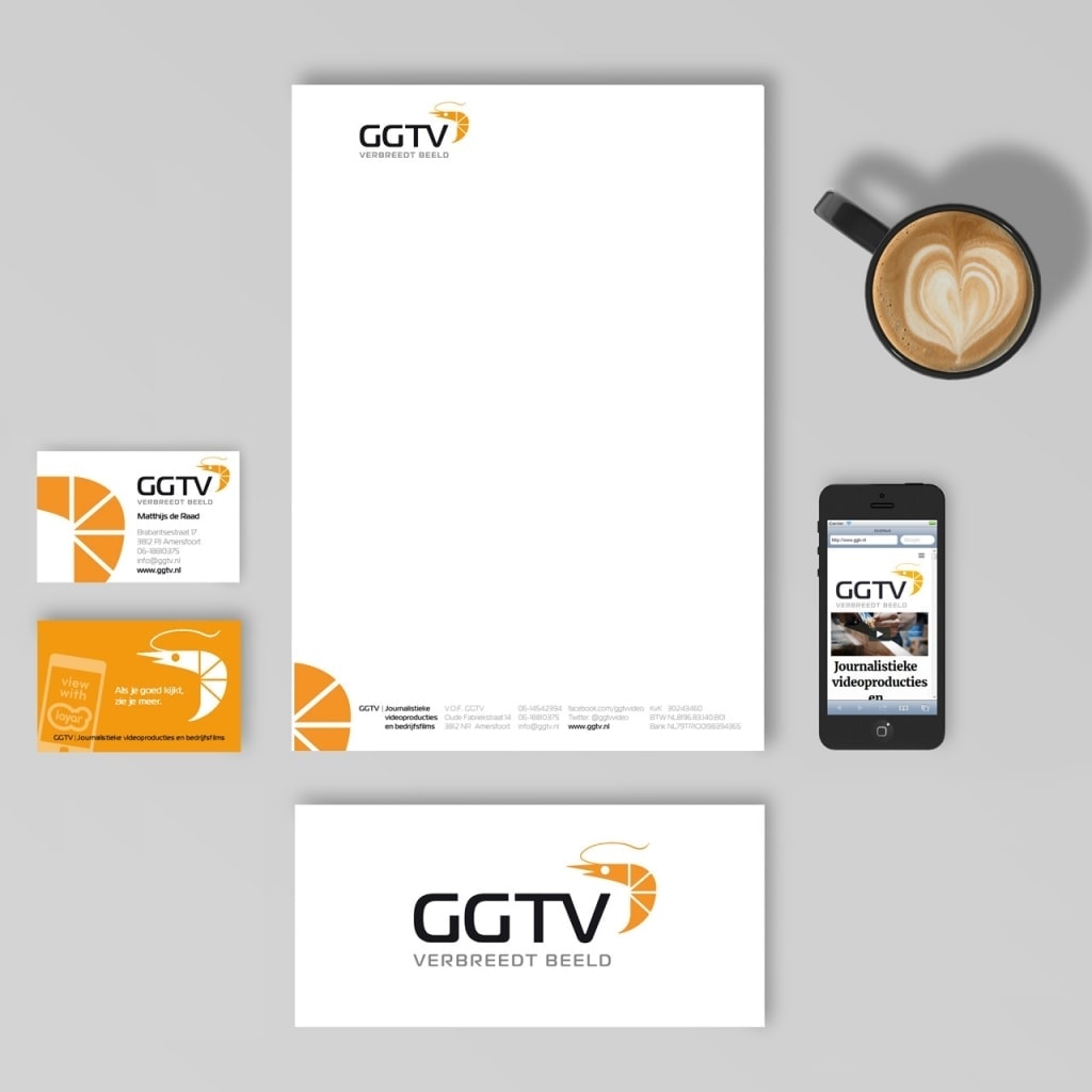 GGTV huisstijlontwerp en webdesign