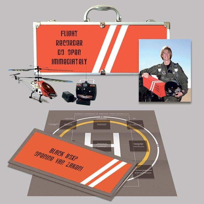 IM-Company: helicopter drone direct marketing concept door Ben Drost