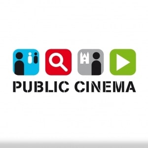 Public Cinema logo design door Ben Drost