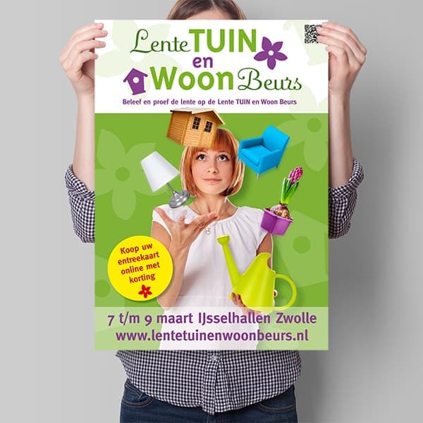 Tuinbeurs huisstijl dtp-ontwerp poster Libema IJsselhallen dtp-er Ben Drost